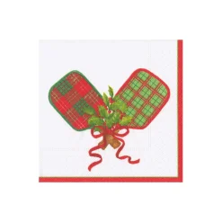 Christmas Pickleball Boxed Cocktail Napkins - 40 Per Box