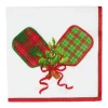 Christmas Pickleball Cocktail Napkins - 20 Per Package