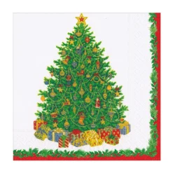 Christmas Tree Luncheon Napkins - includes 20 Luncheon Napkins