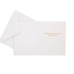 Christmas Tree Marbled Foil Classic Boxed Christmas Cards - includes 10 cards & envelopes