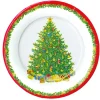 Christmas Tree Paper Dinner Plates - includes 8 Paper Dinner Plates