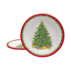 Christmas Tree Paper Dinner Plates - includes 8 Paper Dinner Plates