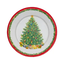 Christmas Tree Paper Dinner Plates - includes 8 Paper Dinner Plates