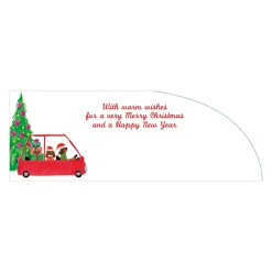Christmas Tree Shopping Money Card - Package of 4 cards with envelopes