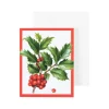 Christmas Trimmings Gift Enclosure Cards - 4 Mini Cards & 4 Envelopes
