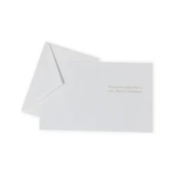Church In Snow Petite Boxed Christmas Cards - includes 15 cards & envelopes
