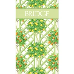 Citrus Topiaries Bridge Score Pad - 1 Each