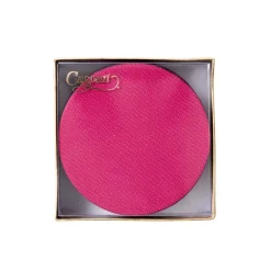 Classic Canvas Felt-Backed Coasters in Fucshia - 8 Per Box