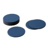 Classic Canvas Felt-Backed Coasters in Navy - 8 Per Box