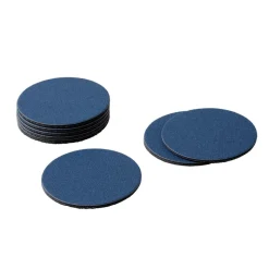 Classic Canvas Felt-Backed Coasters in Navy - 8 Per Box