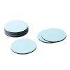 Classic Canvas Felt-Backed Coasters in Aqua - 8 Per Box