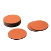 Classic Canvas Felt-Backed Coasters in Orange - 8 Per Box