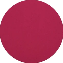 Classic Canvas Round Felt-Backed Placemat in Fuchsia - 4 Each