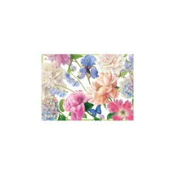 Classic Floral - Birthday Set Of Six Greeting Cards And Envelopes