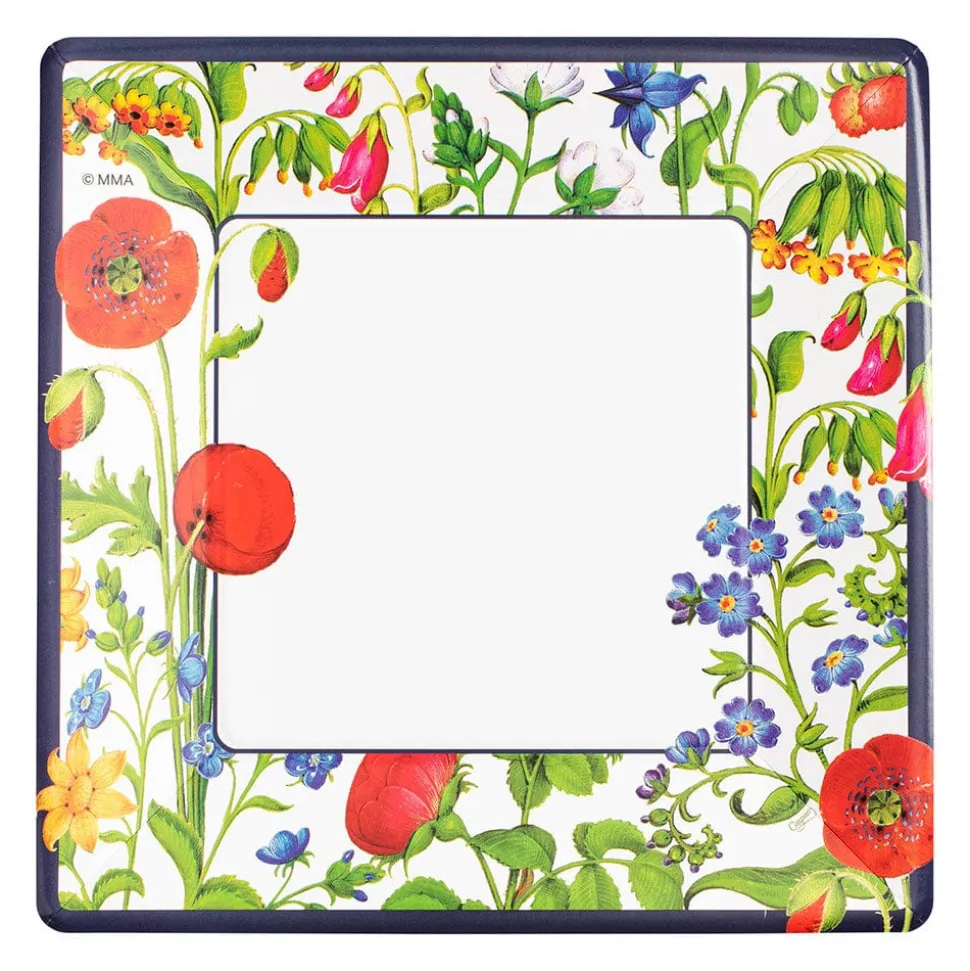 Cloisters Garden Square Dinner Plates in White - 8 Per Package