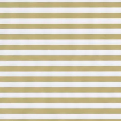 Club Stripe Reversible Gift Wrapping Paper in Gold & Silver - 30