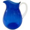Cobalt Acrylic With Clear Handle Pitchers - includes 1 Pitchers