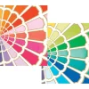 Color Wheel Assorted Foil Boxed Note Cards - 10 Note Cards & 10 Envelopes