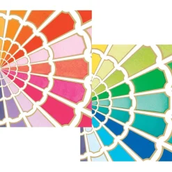 Color Wheel Assorted Foil Boxed Note Cards - 10 Note Cards & 10 Envelopes
