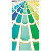 Color Wheel Paper Guest Towel Napkins - 15 Per Package