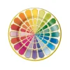 Color Wheel Paper Salad & Dessert Plates - 8 Per Package