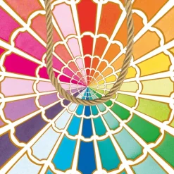 Color Wheel Small Square Gift Bag - 1 Each