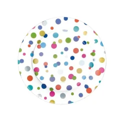 Confetti Brights Paper Salad & Dessert Plates - 8 Per Package