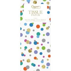 Confetti Brights Tissue Paper - 4 Sheets Included