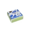Coquillage Blue Boxed Cocktail Napkins - 40 Per Box