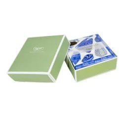 Coquillage Blue Boxed Cocktail Napkins - 40 Per Box