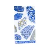 Coquillage Blue Guest Towel Napkins - 15 Per Package