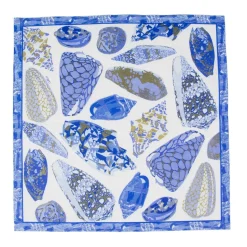 Coquillage Blue Luncheon Napkins - 20 Per Package
