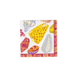 Coquillage Purple Cocktail Napkins - 20 Per Package