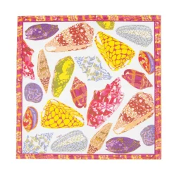 Coquillage Purple Cocktail Napkins - 20 Per Package