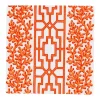 Coral And Trellis Coral Boxed Cocktail Napkins - 40 Per Box