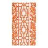 Coral And Trellis Coral Guest Towel Napkins - 15 Per Package