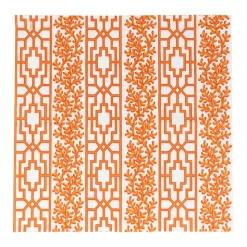 Coral And Trellis Coral Luncheon Napkins - 20 Per Package