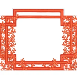 Coral And Trellis Coral Place Cards - 8 Per Package