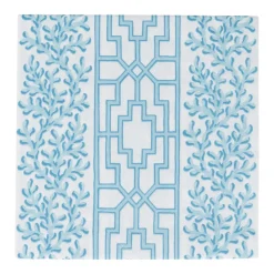 Coral And Trellis Robin's Egg Luncheon Napkins - 20 Per Package