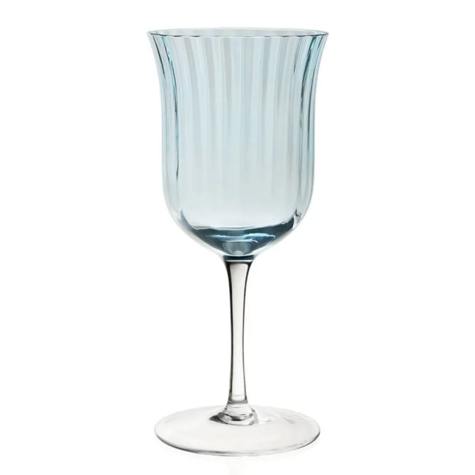 Corinne Water Goblet in Blue