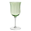 Corinne Water Goblet in Green