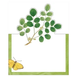 Coromandel Garden Ivory Place Cards Die Cut Package 8 In