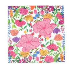Cottage Floral Cocktail Napkins - 20 Per Package