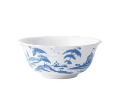 Country Estate Cereal/Ice Cream Bowl - Delft Blue
