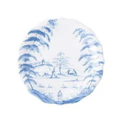 Country Estate Party Plates Set of 4 - Delft Blue
