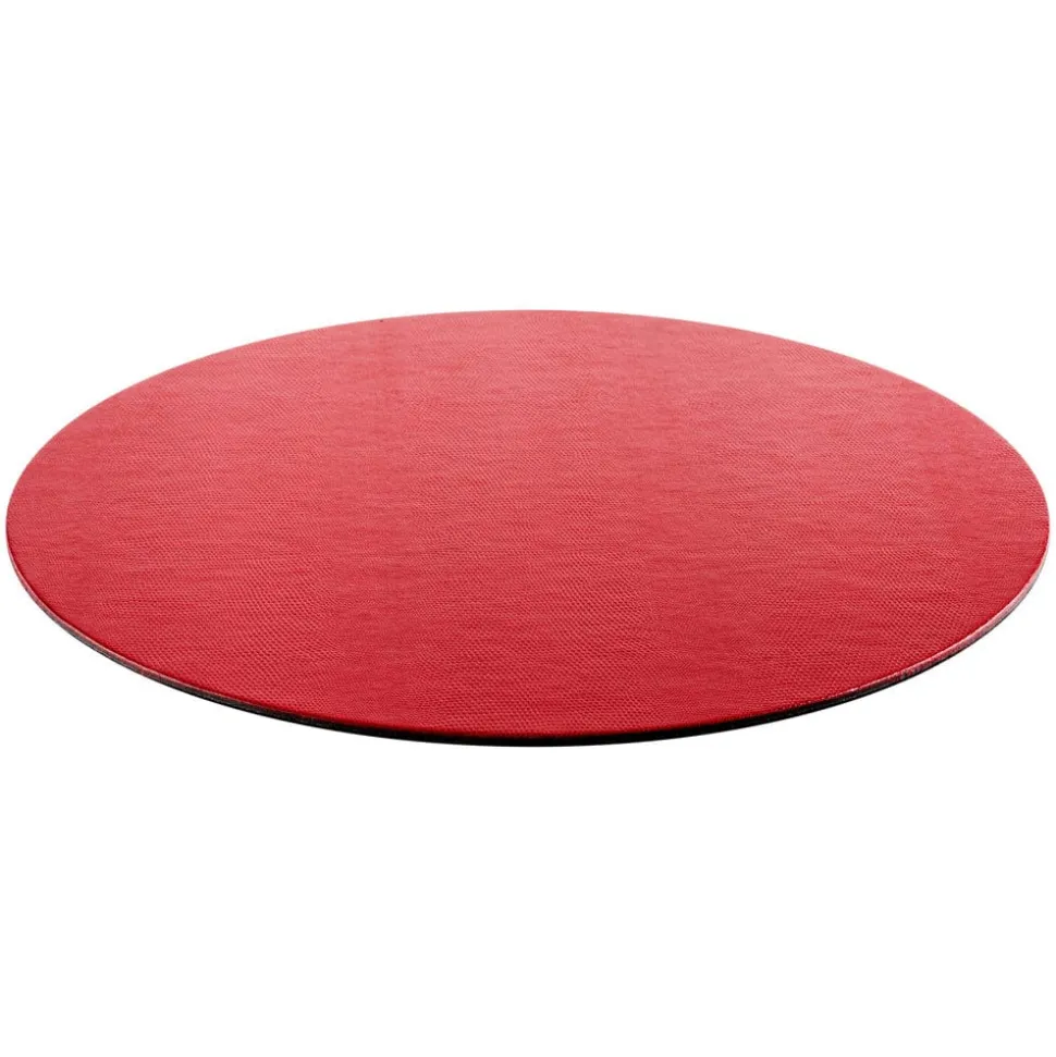 Cranberry Lizard Felt-Backed Placemats - 1 Each