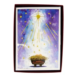 Creche Small Boxed Christmas Cards - includes 15 cards & envelopes