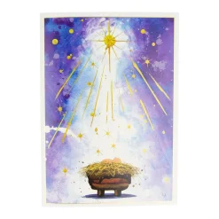 Creche Small Boxed Christmas Cards - includes 15 cards & envelopes