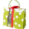 Curious Christmas Cats Large Gift Bag - 1 Each