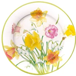 Daffodil Waltz Paper Dinner Plates - 8 Per Package